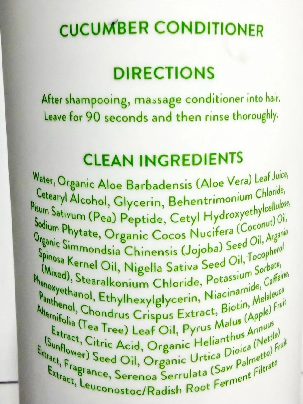 ROUTINE WELLNESS Anti-Thinning Cucumber Conditioner 14 oz (414mL) ~ New